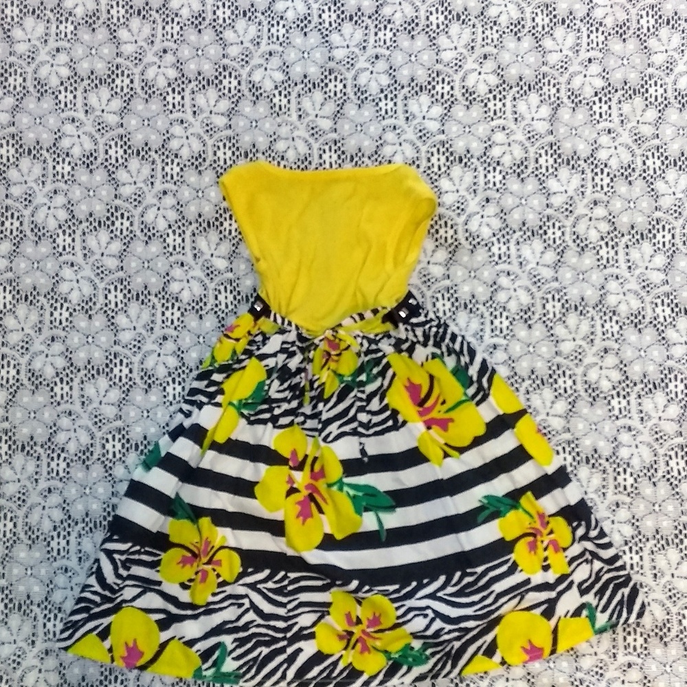 GIRLS DUCHESS SLEEVELESS DRESS - Picture 2 of 3